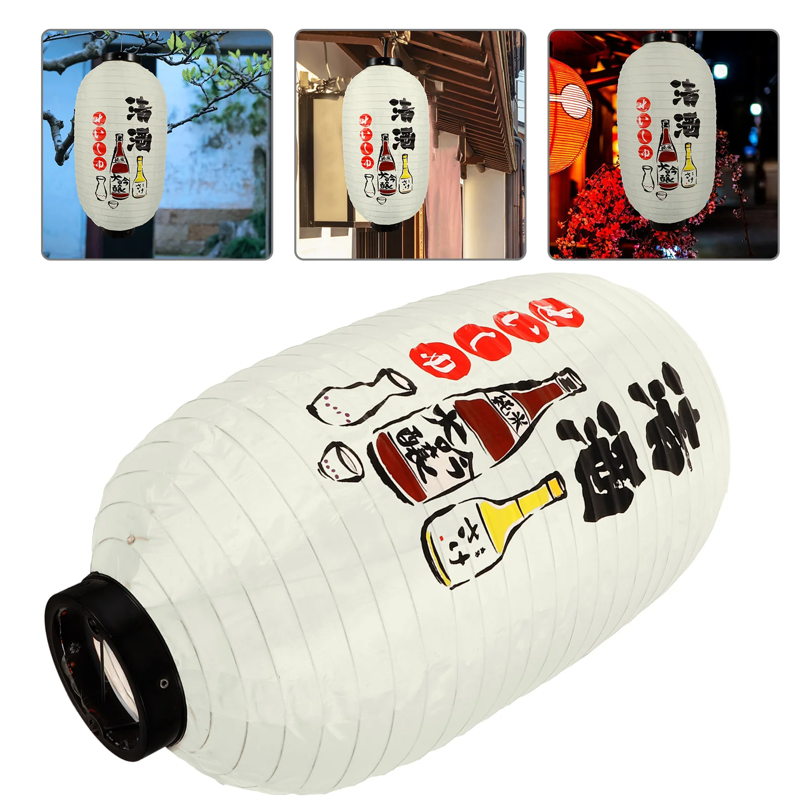 

Japanese Hanging Lanterns Silk Fabric Restaurant Decor Party Lighting Indoor Outdoor Bar Home Traditional Style Decoration