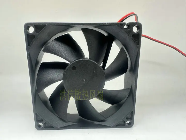 HONGFEI HD-8025H24 DC 24V 0.23A 80x80x25mm 2-Wire Server Cooling Fan