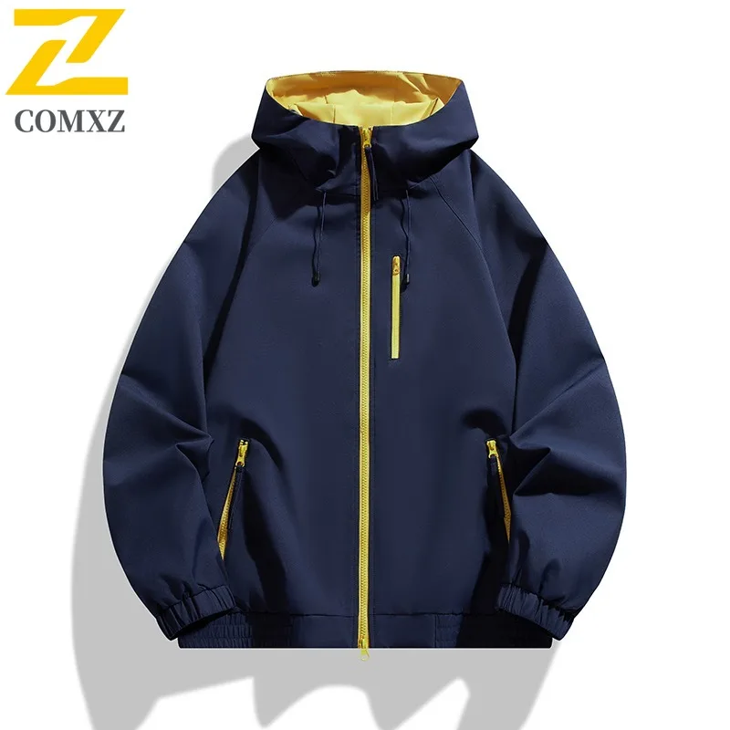 

COMXZ легкая ветровка куртки с несколькими карманами водонепроницаемая уличная приключенческая велосипедная куртка для скалолазания мужская одежда Chaqueta