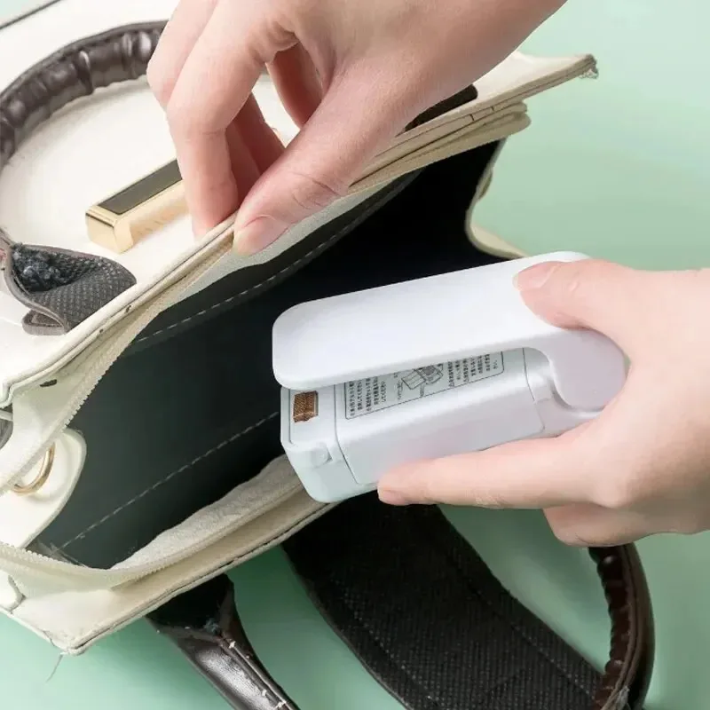 Mini Heat Bag Sealing Machine Package Sealer Bags Thermal Plastic Food Bag Closure Portable Sealer Packing Kitchen Accessories