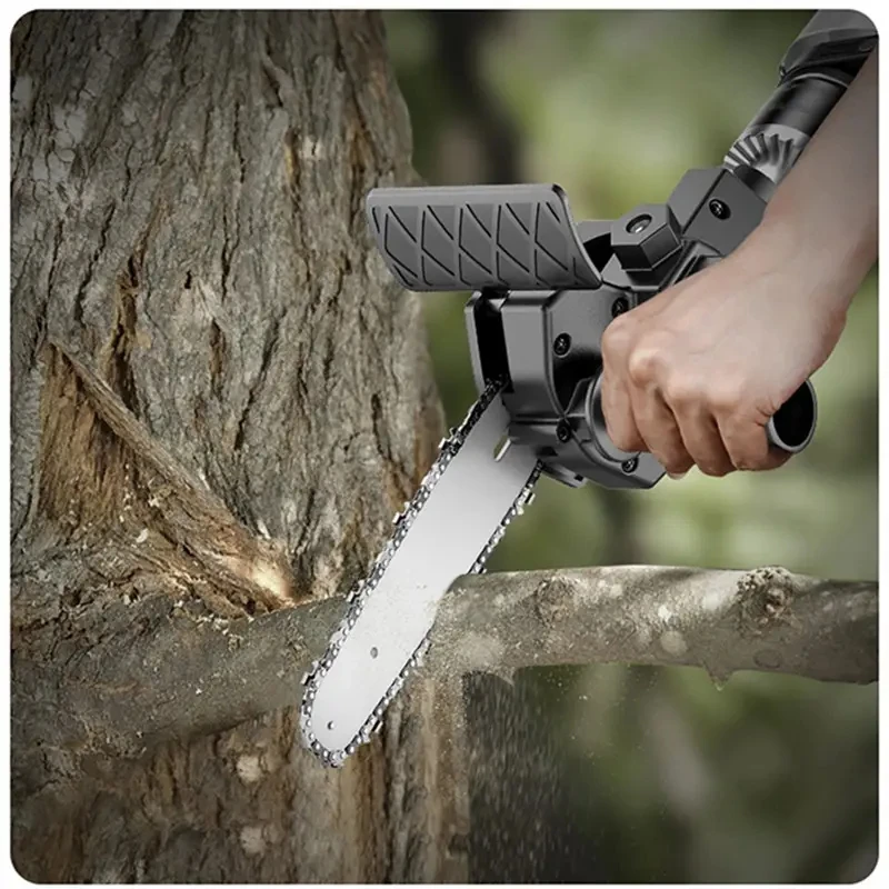 4/6 Inch Electric Drill Modified To Electric Chainsaw adapter Tool Portable Conversion Head Kits Woodworking Pruning