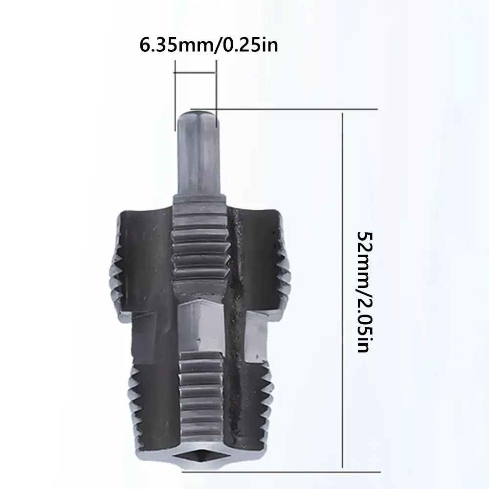 4/6 points Water Pipe Thread Opener Thread Drill Bit Manual Internal Thread Drill Bits Thread Opener Tool