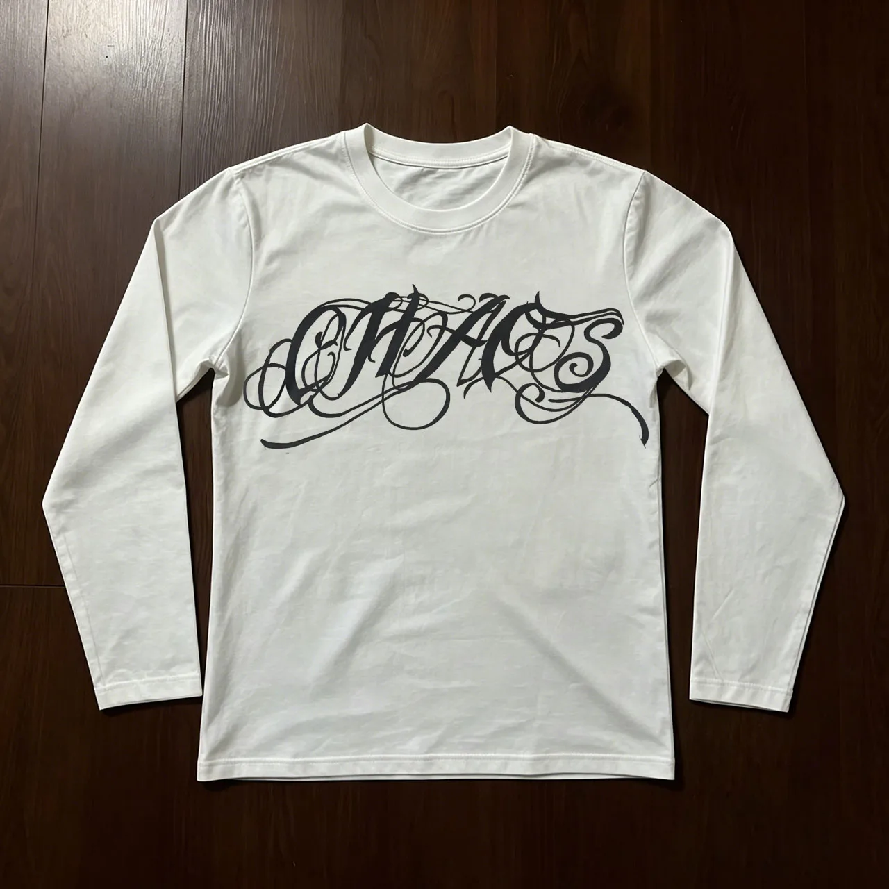 

Y2K printed long sleeved T-shirt for both men and women, casual, simple and fashionable ins 2026 new American retro punk street