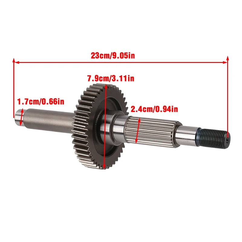 GY6 Output Shaft Transmission Drive Shaft For GY6 150cc 200cc Go Kart ATV UTV Buggy Karting Parts