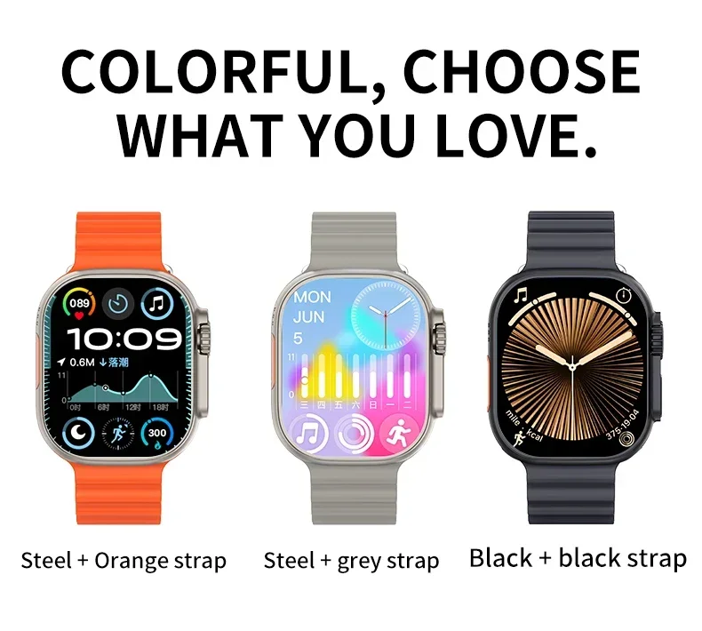 Smartwatch Bluetooth BW9 - Bluetooth 5.3 dual-mode, ricarica a 2 pin, oltre 70 modalità fitness e sincronizzazione dati in tempo reale