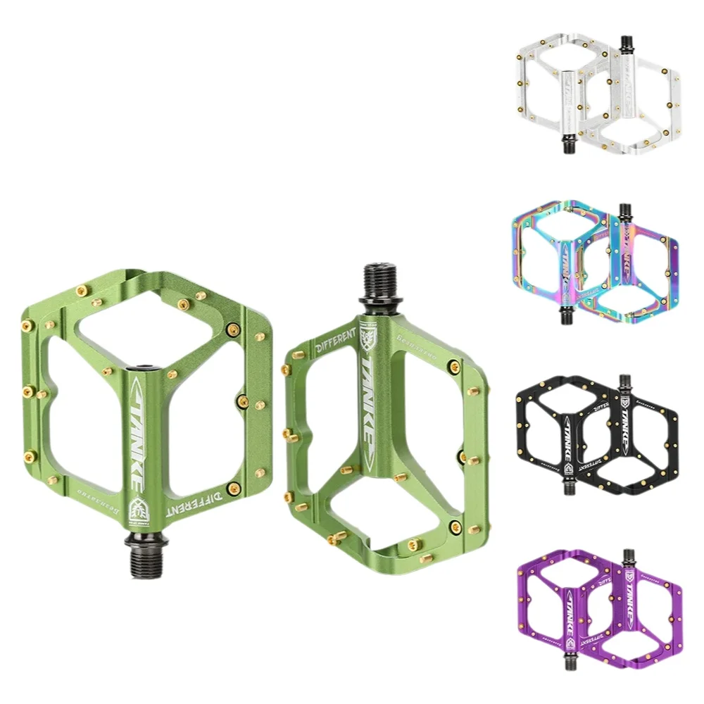 AliExpress TANKE MTB Pedals Lightweight Aluminum Alloy Non-slip Bicycle Pedal (10 Non-Slip Pins/Side)with Grease&Bearing Bike pedal TP-53