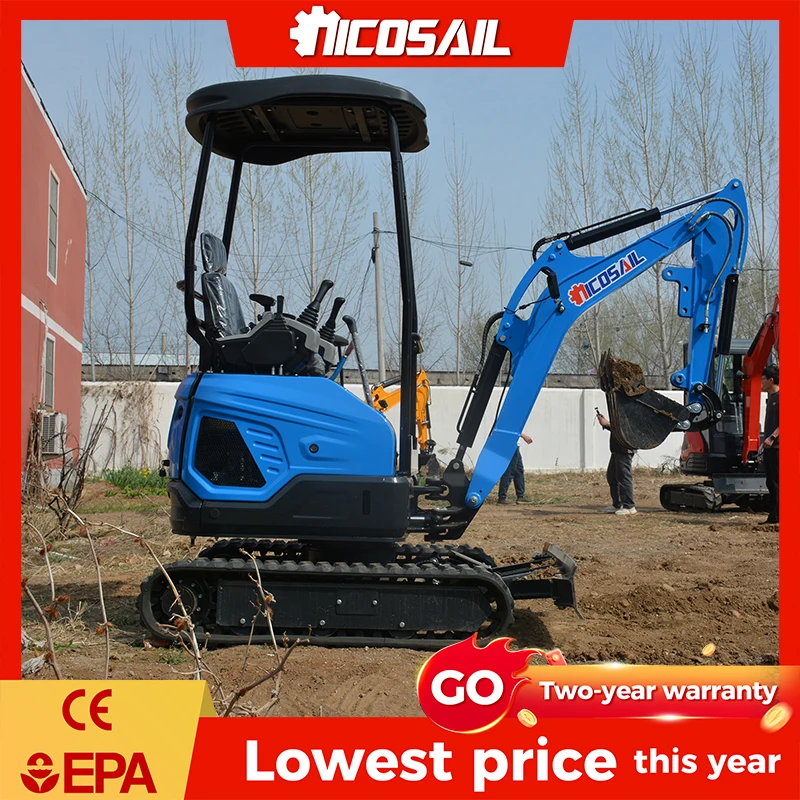 

Custom Engine Mini Excavator OKW18 Easy Maintenance Small Excavation Equipment