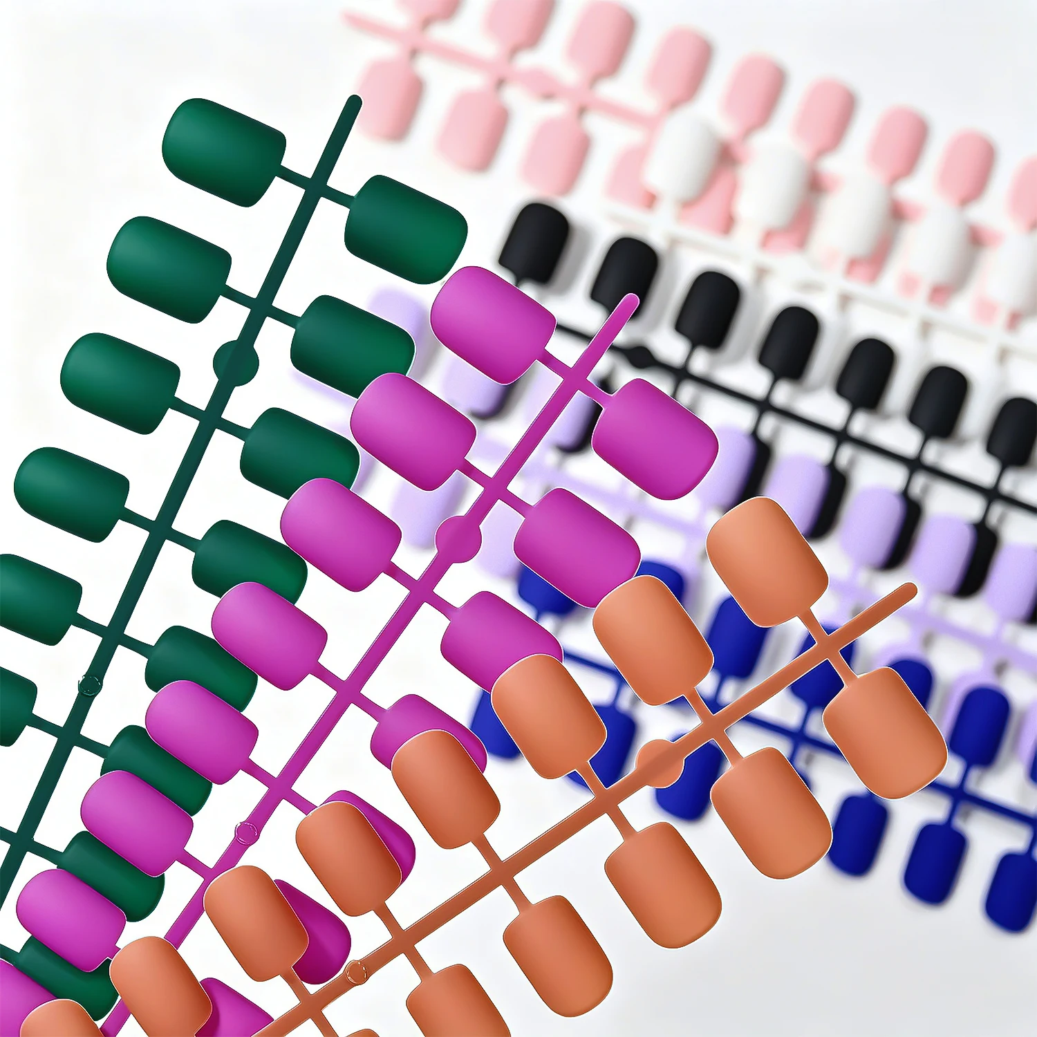 192 Stück Matte 8 Einfarbige P – Nail Art Fake Nails Bewertung und Preis