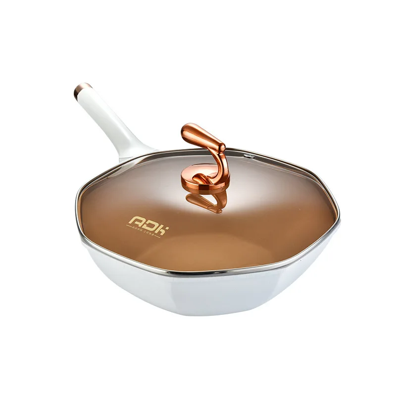 

Octagonal wok pan Luxury Maifanshi Non-stick surface pots and pans frying pan cookware cooking pot