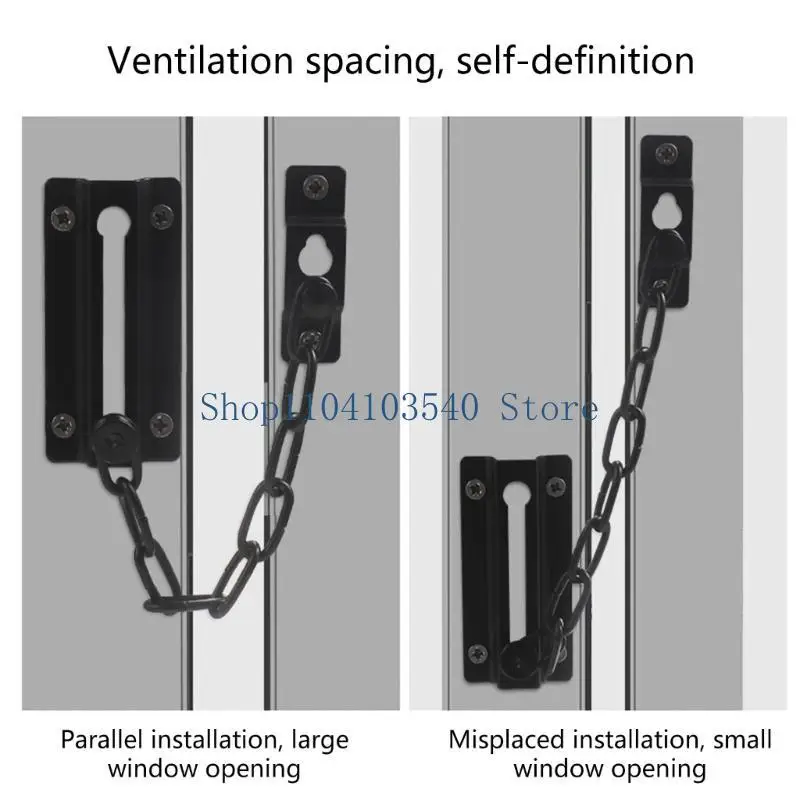 02DC مزلاج باب فولاذي قوي متعدد الأغراض للملحقات الداخلية وباب لوازم المطبخ مع عمليات بسيطة #5