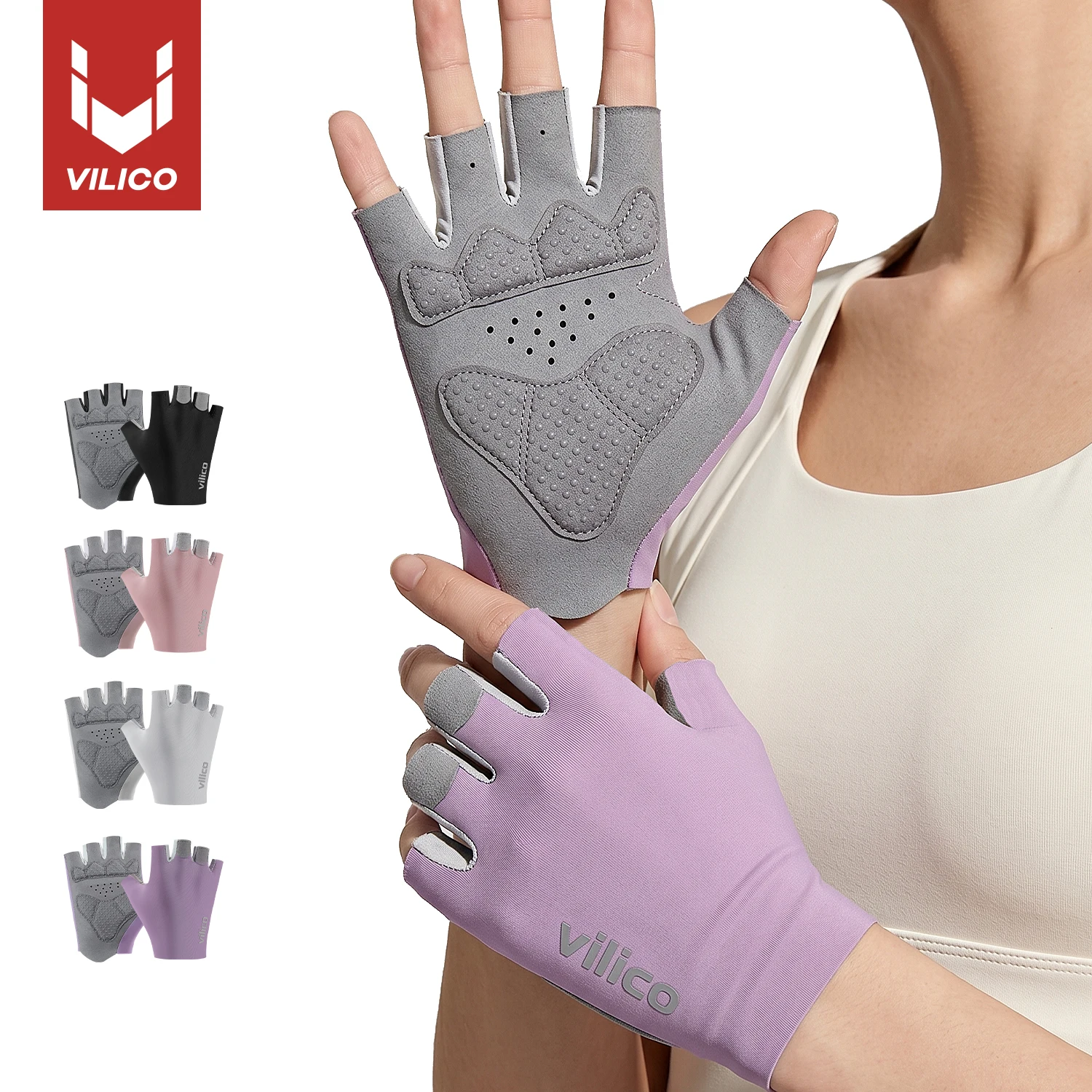 VILICO Women Half Finger Cycli - Cycling Glove Padded review and price