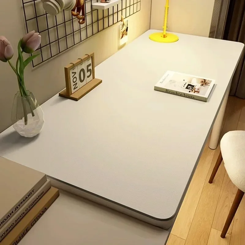 Large Size Study Desk Mat Leather Table Cloth Table Protector for Home Easy Clean Waterproof Tea Coaster Keyboard Mouse Mat