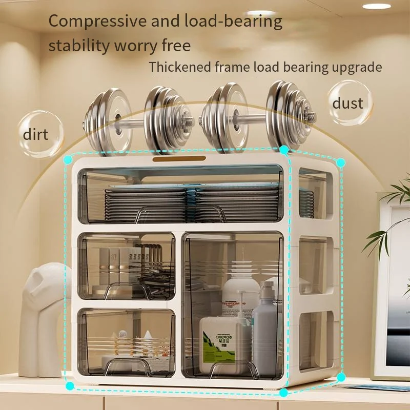 صندوق دواء نوع درج صندوق دواء عائلي صندوق تخزين الأدوية المنزلية تركيب مجاني ذو طبقات ذات سعة كبيرة