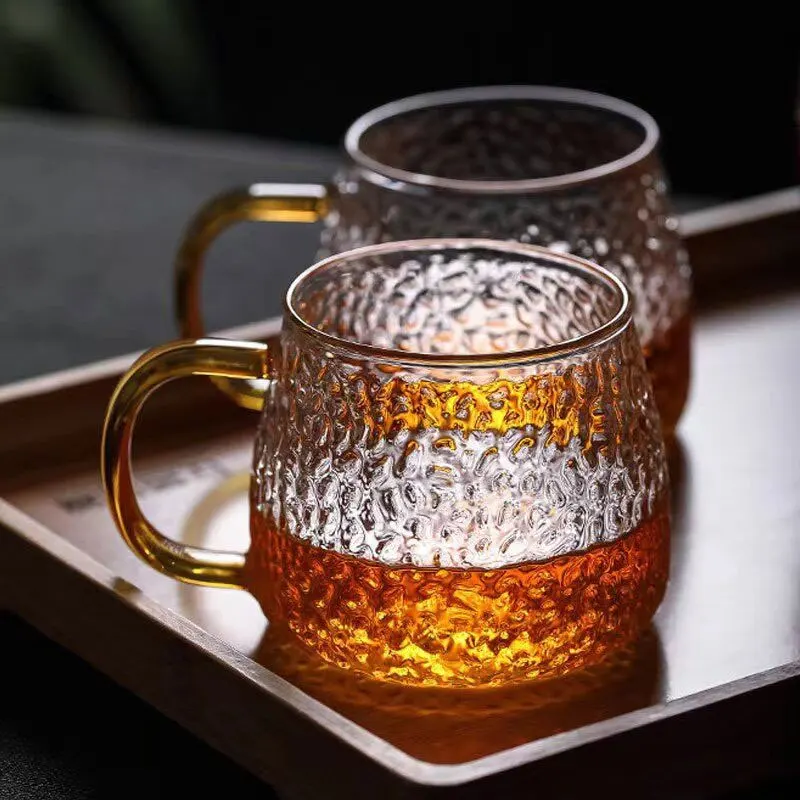 

330ml Creative Water Cup Personalized Soda Water Beverage Cup with Handle Iced American Latte Cup Household Breakfast Milk Mug