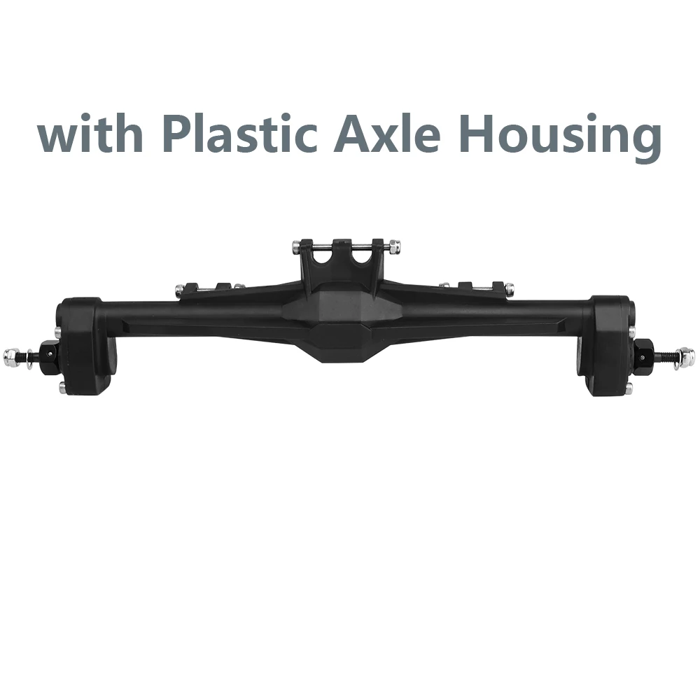 H10 Portal of Rechte As Kunststof + Messing of Aluminium Legering Voor- en Achteras Complete Assen voor Vanquish 1/10 RC Crawler Auto Upgrade