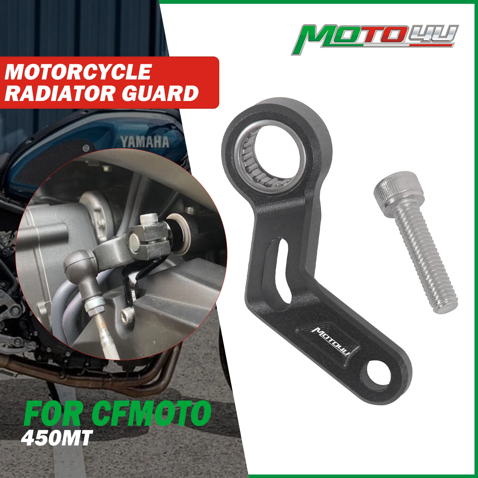 MOTO4U For Yamaha XSR900 XSR 900 MT-09 MT09 2014+ Gear Shift Support Motorcycle Accessories Shift Lever Stabilizer Holder Black