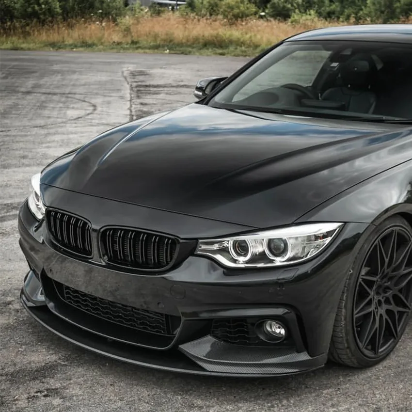 

For BMW F32 F33 F36 4 Series 420i 425i 430i 440i M440i 420d 2014-2020 M-Sport Front Bumper Splitter Diffuser Cover Spoiler Lip