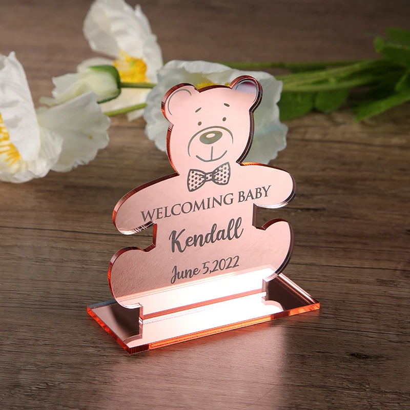 Personalized Gifts , Teddy Bear Baby Shower Gifts, Birthday Favors, Baby Boy Welcome, Birthday Party Favors, Party Guest Gifts