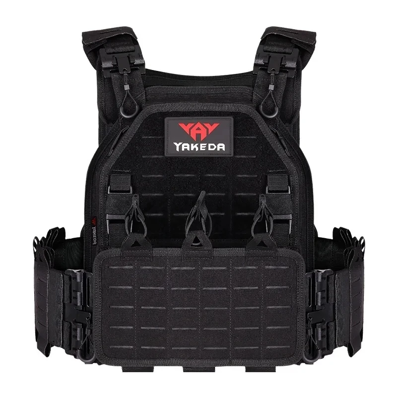 YAKEDA Tactical Vest Outdoor Hunting Plate Carrier Protective Adjustable Vest Airsoft Carrier Combat Equipment