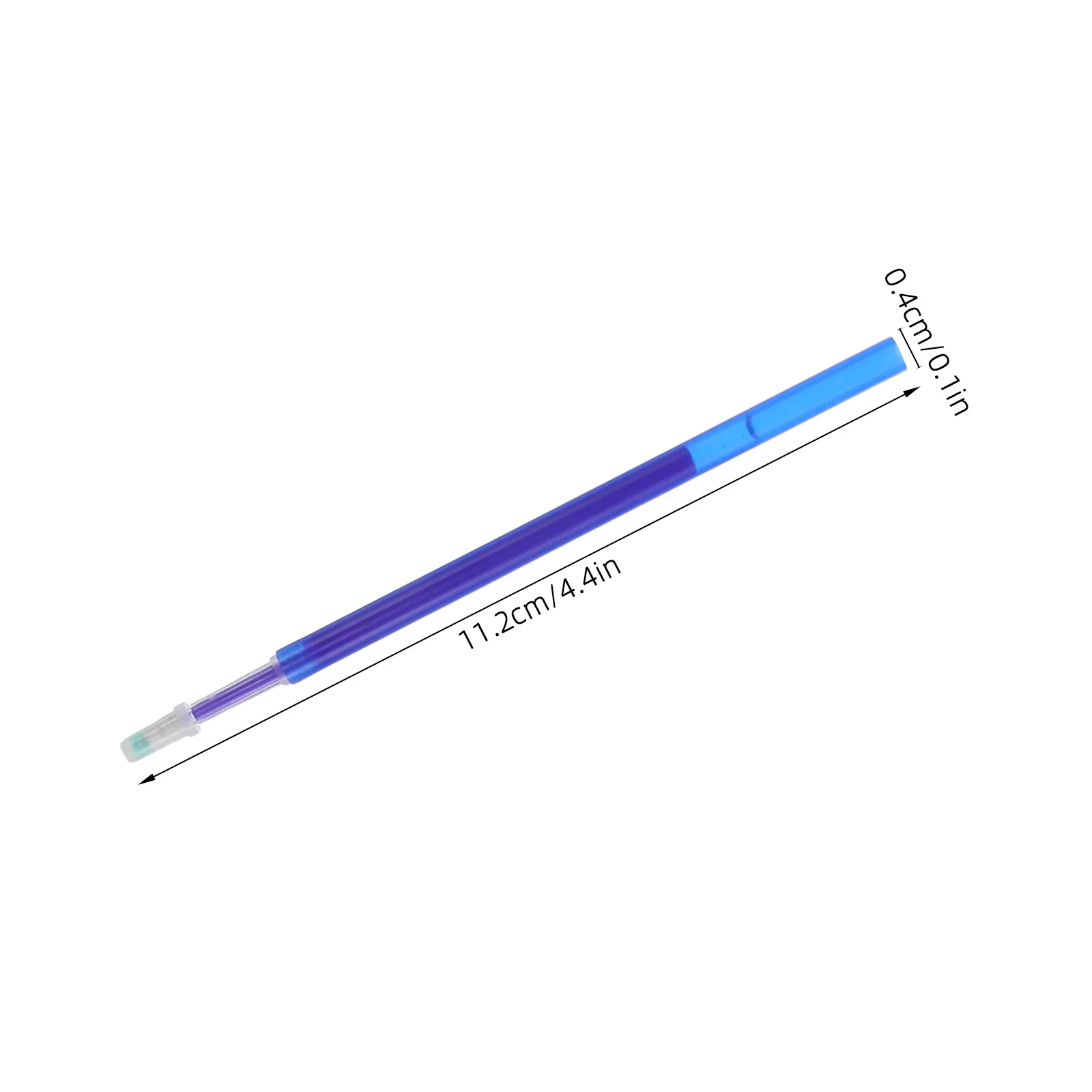 100Pcs Gel Erasable Pen Refills 0.5mm Aesthetic Design Smooth Flow for School Supplies Note Taking Homework Correction Bulk Pack