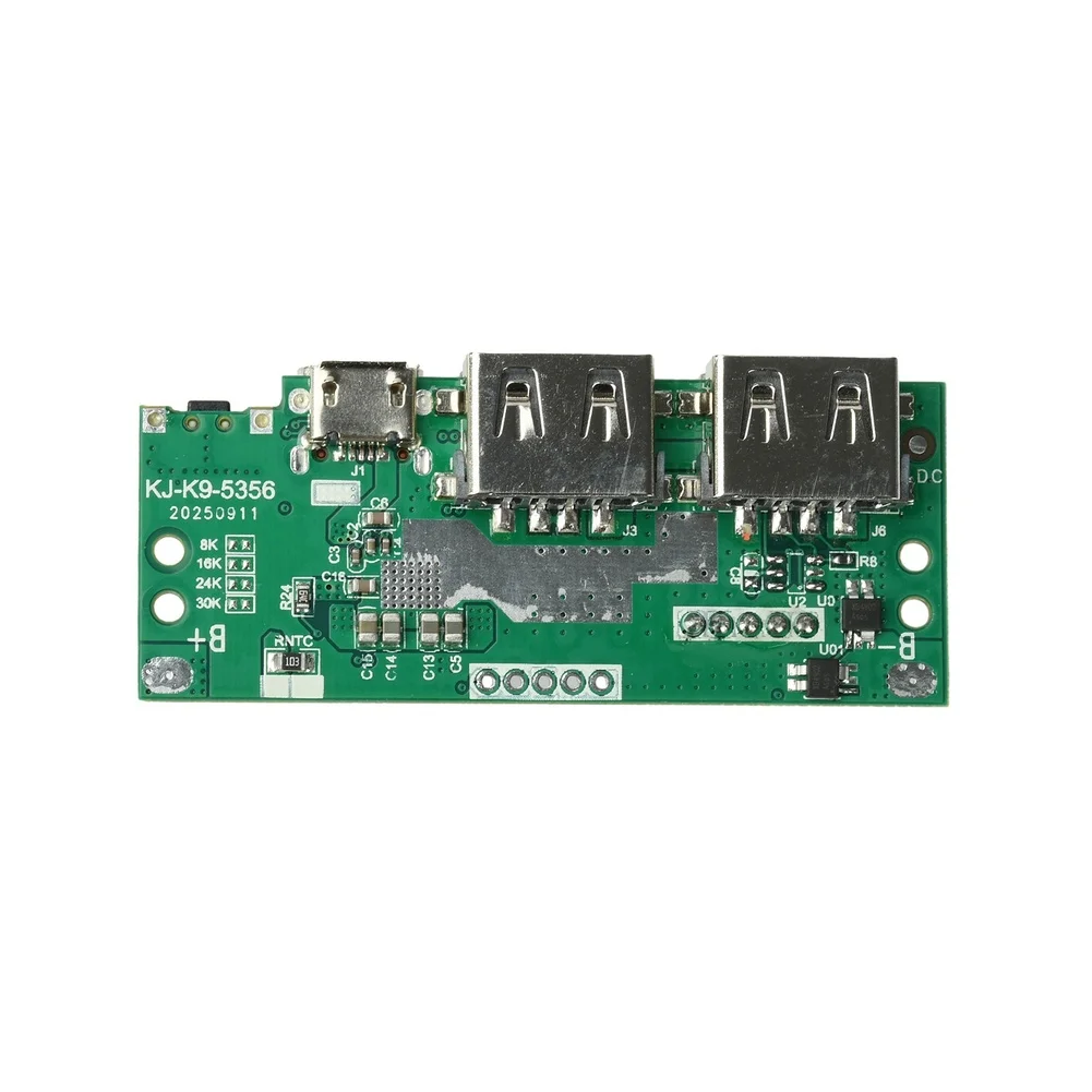 IP5356 Power Bank Controller Module PD QC Fast Charging Digital Display Real Time Battery Monitoring 6 Port Design