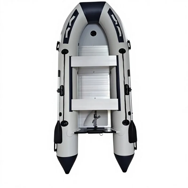 

Certificate 3m Flood Prevention Rescue Thickened Inflatable Rubber Boat 420kg Capacity Fishing Dinghy Kayak
