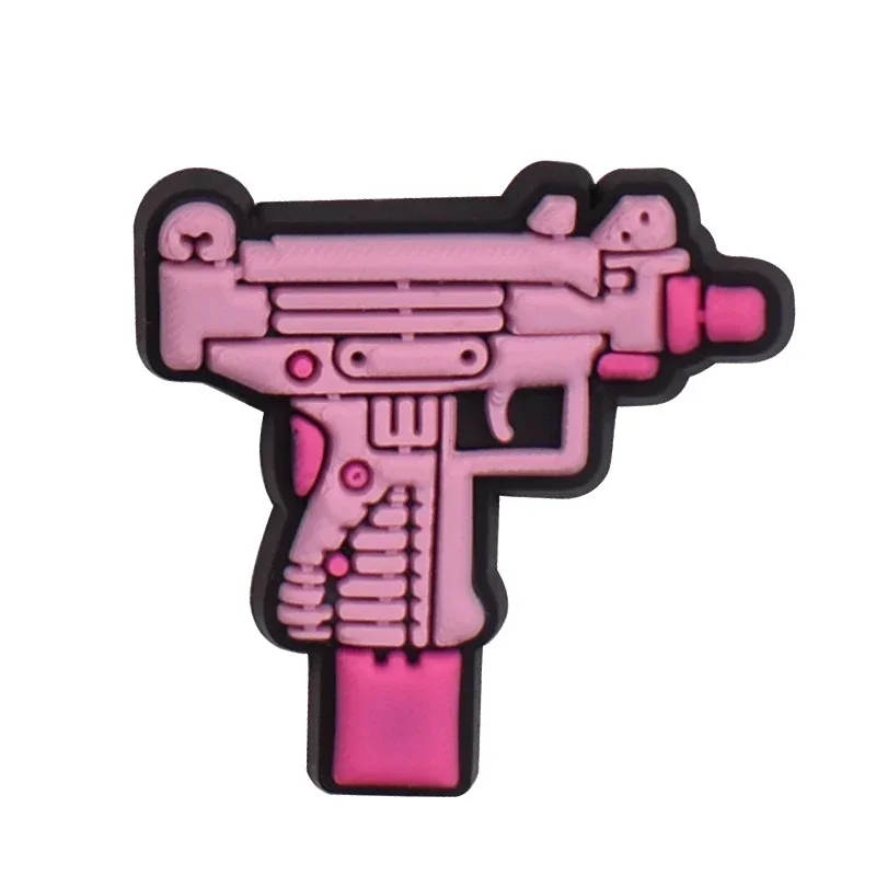 Shoe Charms for Crocs Accessories Toy Gun Shoes Charm for Croc Decorations Pins Men Accessory Jeans Woman Clogs Clips Badges image 3