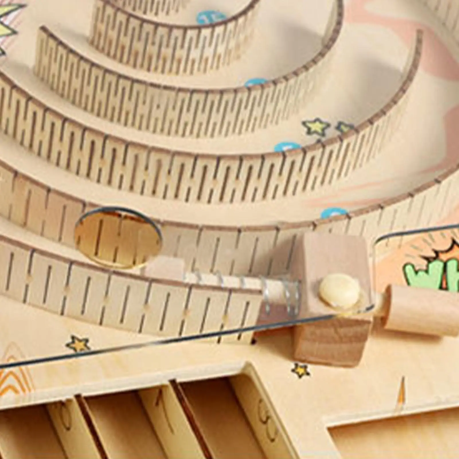 2～4人用漫画風卓上ビー玉迷路おもちゃ、子供向け誕生日パーティーの景品、幼稚園のご褒美