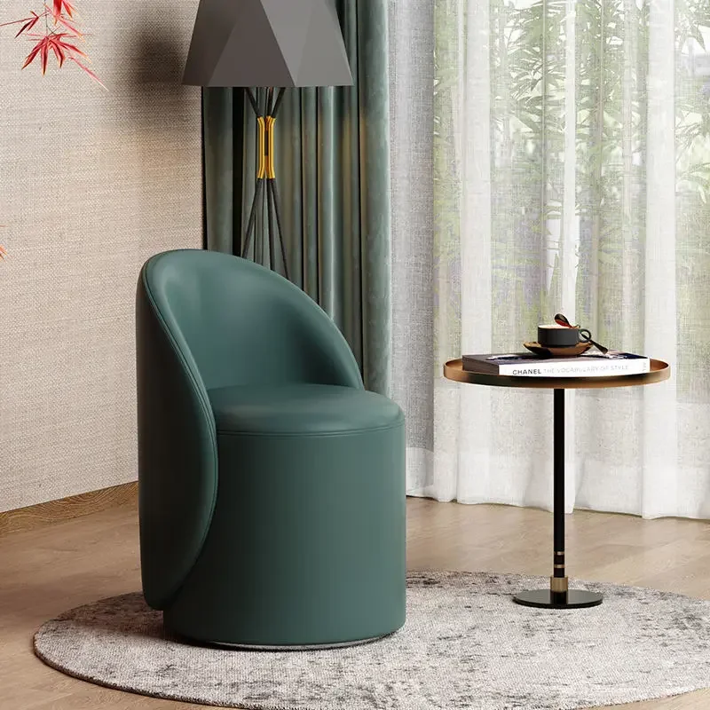 

Dressing Chair Bedroom Stool Luxury Stool Drop Chair Vanity Backrest High Simple Modern Stools Makeup Stool