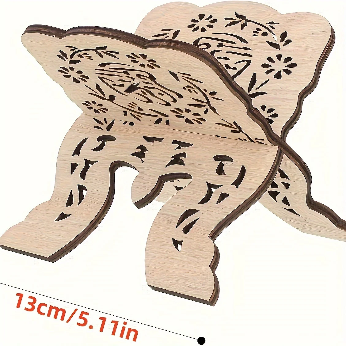 1pc Holz Faltbare Mini Buchstütze Stehen Lesen Ramadan Dekor Hause Schlafzimmer Büro Desktop Buch Lagerung Display Rack
