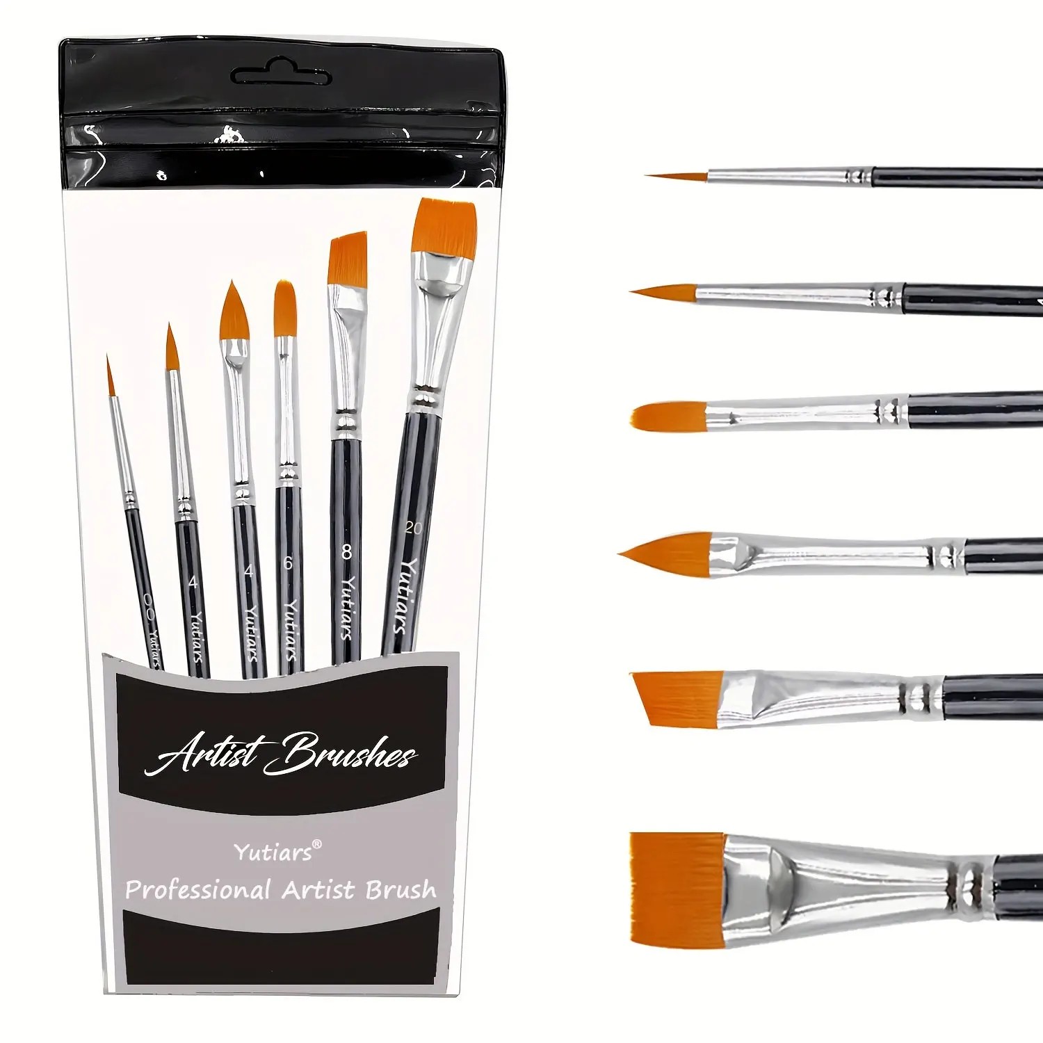 6 Pcs Face Paint Br… - image