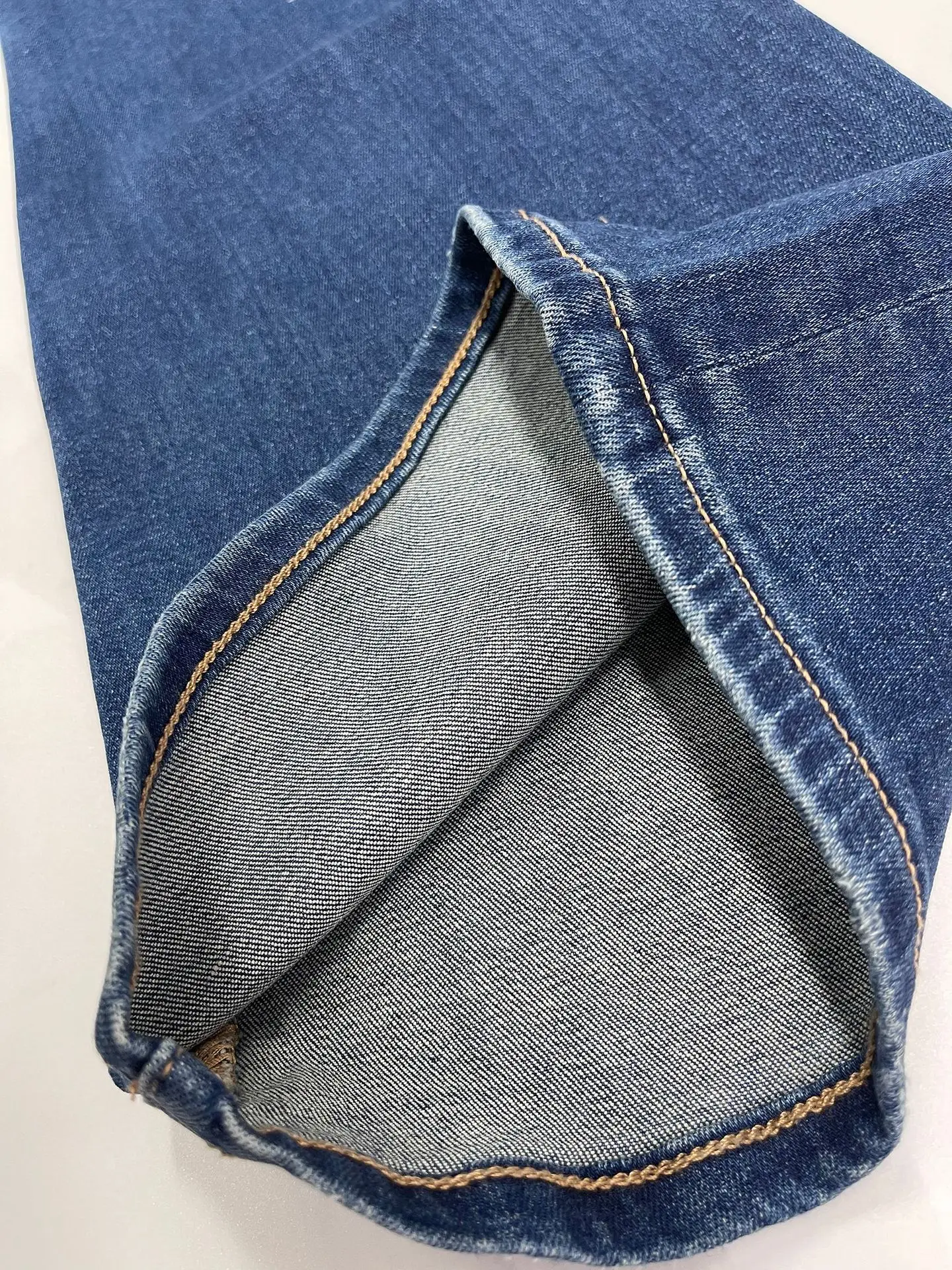 Imagem -05 - Calças Jeans Deflagradas com Elástico de Cintura Alta Feminina Jeans Senhora Nova Moda 2023