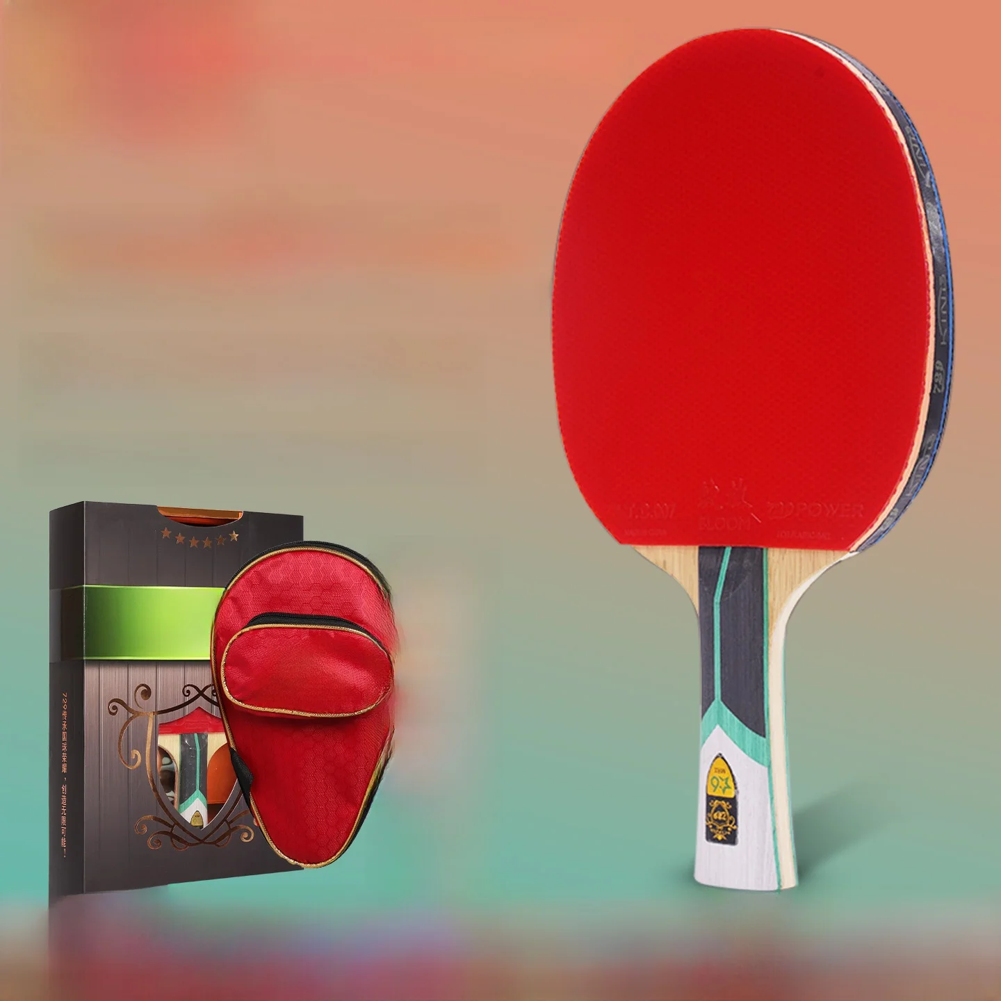 729-table-tennis-paddle-professional-training-and-competition-double-sided-anti-gum-finished-product-star-series-six-star