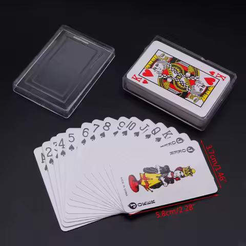 Paper Card Traveling Deck of Card Festival Party Game Supply for Boy Girls R9CE