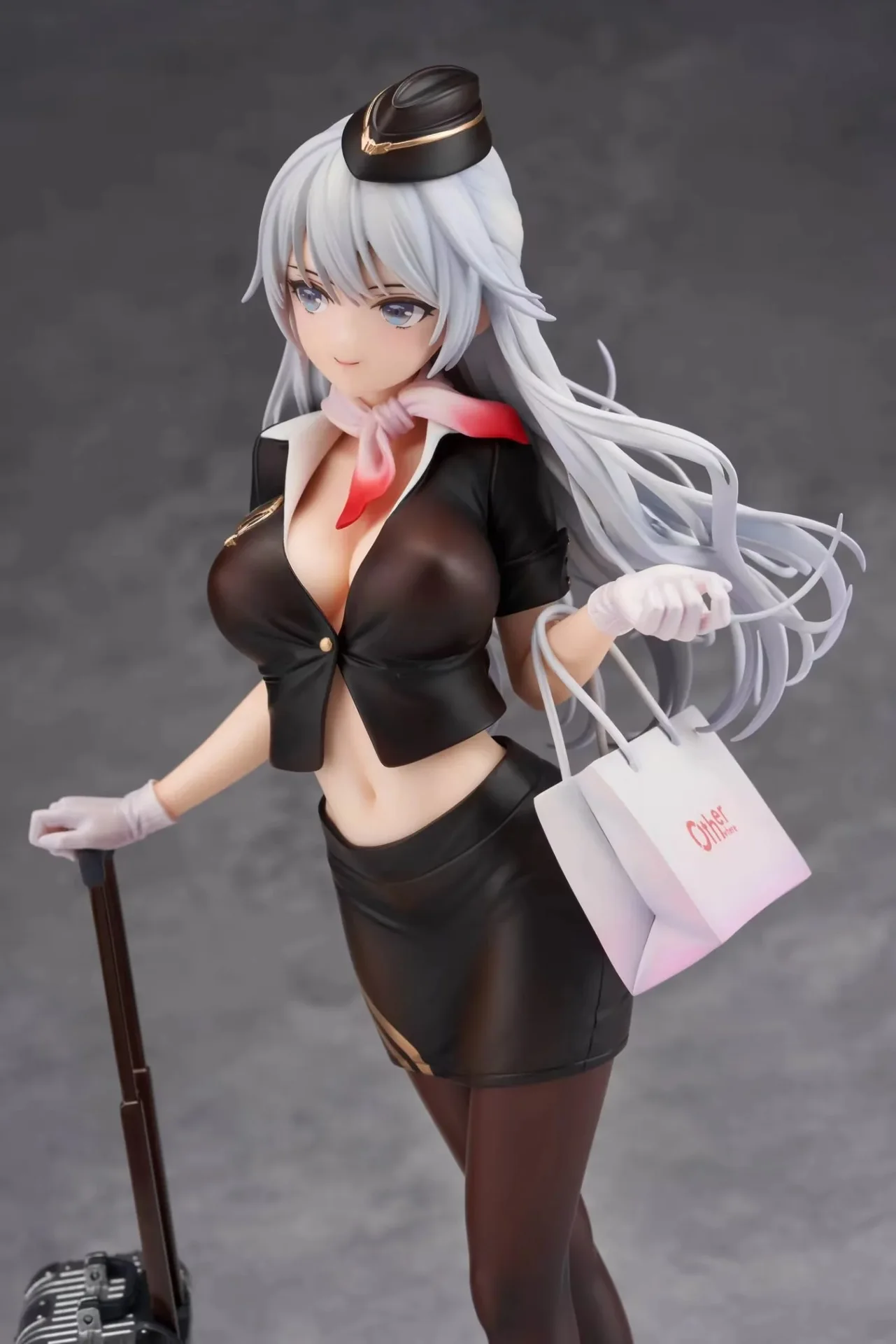 24cm figura de aeromoça sexy meninas figuras anime personagem estatueta estátua pvc modelo bonecas decoração do quarto brinquedos adultos presentes