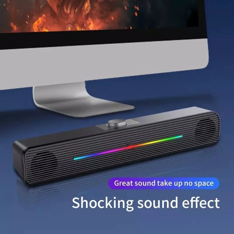 E-1407 Altoparlante Wireless c - Rgb Computer Soundbar For Pc recensione e prezzo