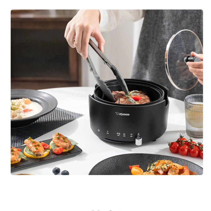 BBQ Hot Pot pentola elettrica a doppio uso Mini per una persona pentola multiuso nuovo prodotto fornello elettrico Panela