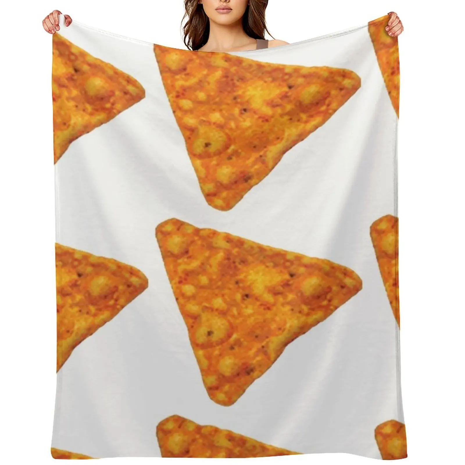 

dorito tortilla chip Throw Blanket cosplay anime Decorative Beds Bed christmas gifts Blankets