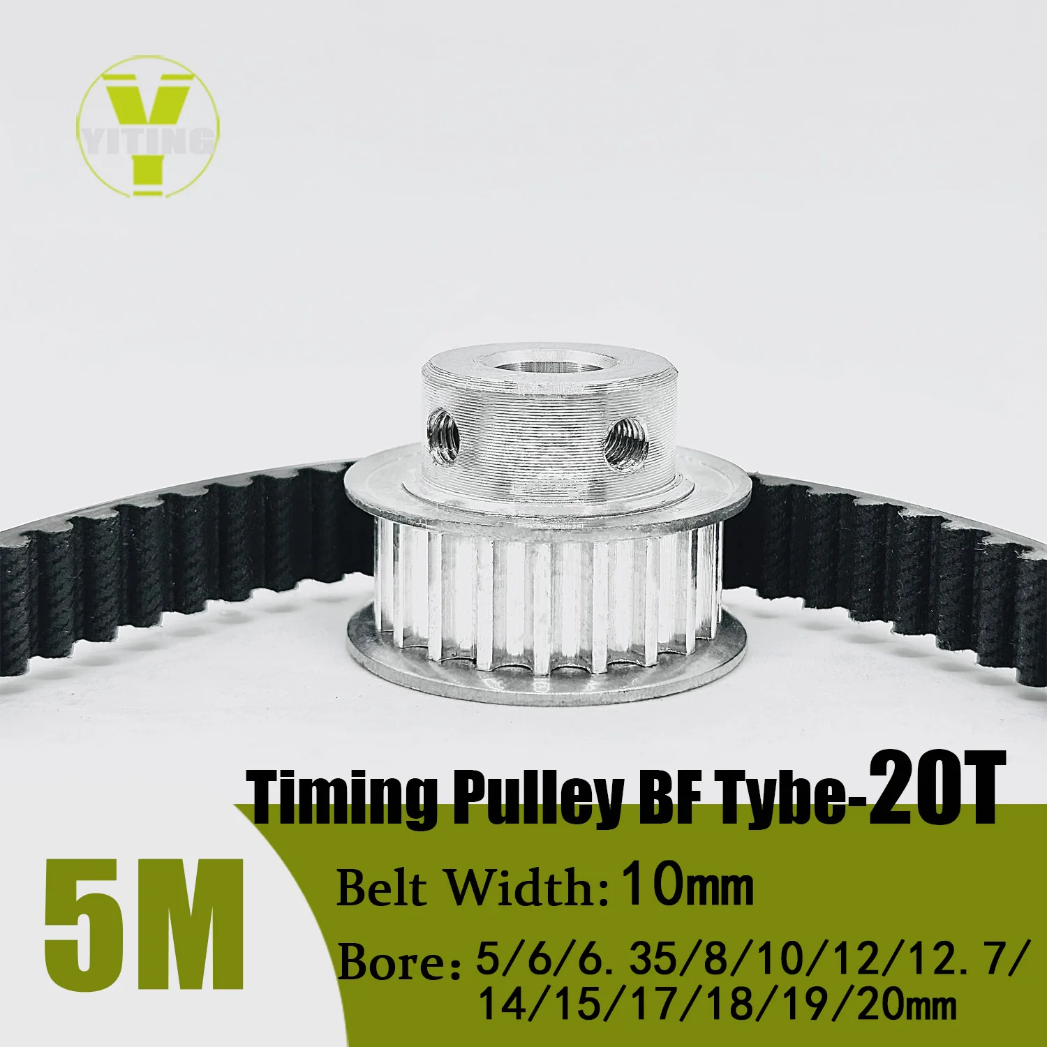 HTD5M kit 20Teeth 60Teeth  20T 60T Timing Pulley Belt Set Belt Width 10mm Bore 5~20mm Reduction 3:1 Pulley Kit Synchronous Wheel