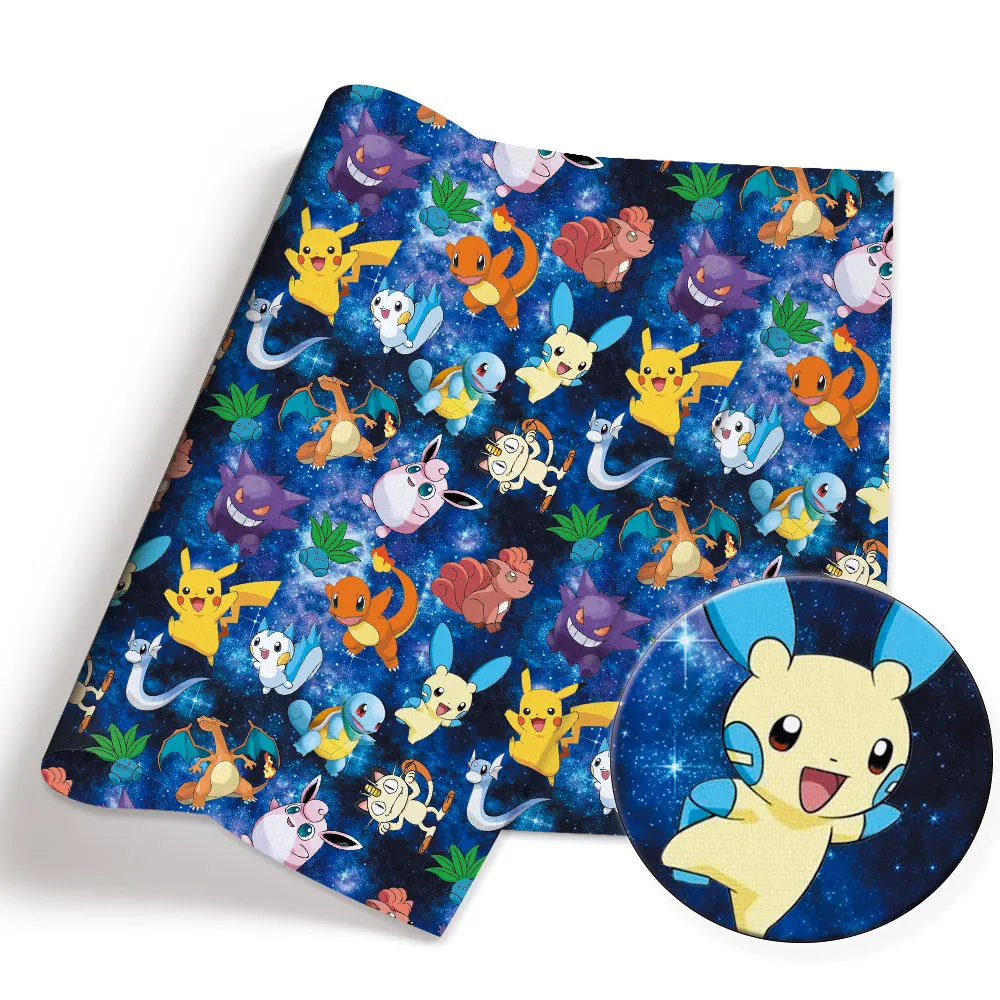 Pokemon Cartoon Fabric140*50cm Handgemaakte Naaien Patchwork Quilten Babyjurk Thuis Vel Bedrukte Stof Stof Naaien Kinderen