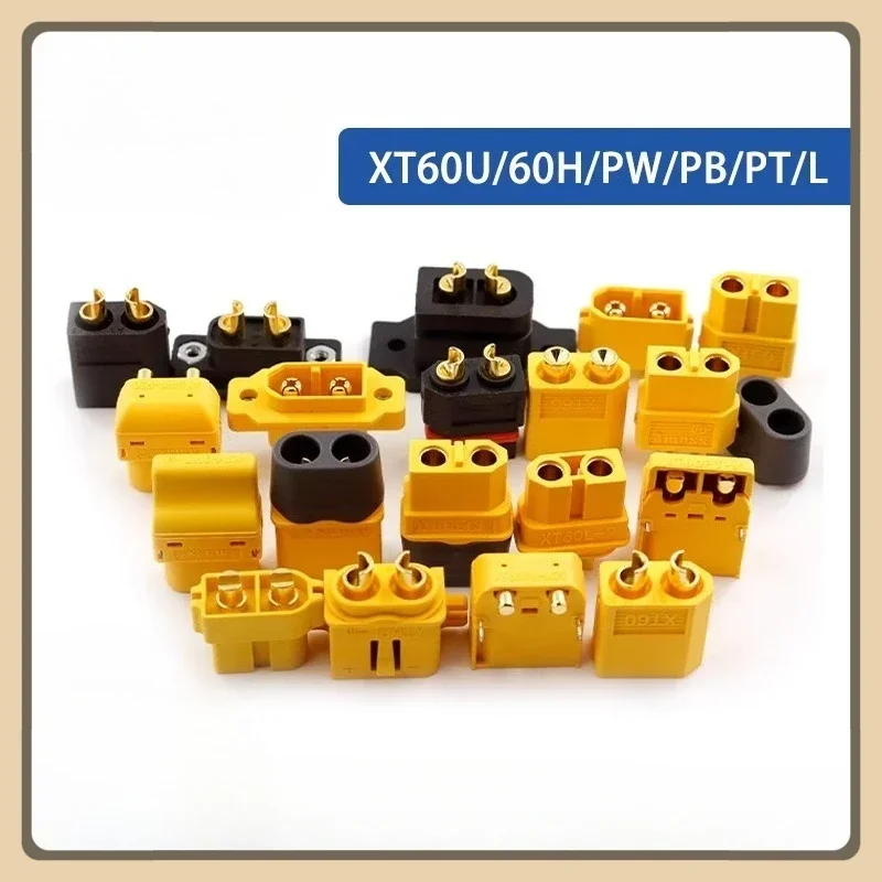 High Current XT60PB Aircraft Model Socket for XT60U/XT60H/XT60L/XT60PW/XT60PT/PM/XT60W/XT60EW Aviation Lithium Battery Plug