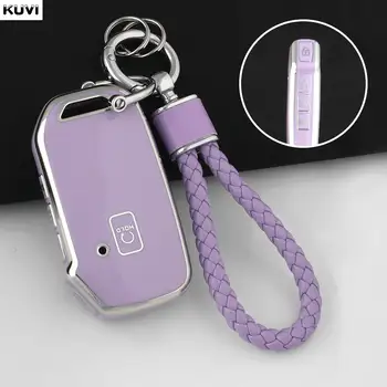 適用於起亞Ceed、Cerato、Forte、NIRO、Seltos、Sorento、Soul、Sportage、Telluride、K5無鑰匙進入系統的全新TPU汽車鑰匙殼/鑰匙圈 8 最佳銷售 起亞Ceed的汽車造型 - №8