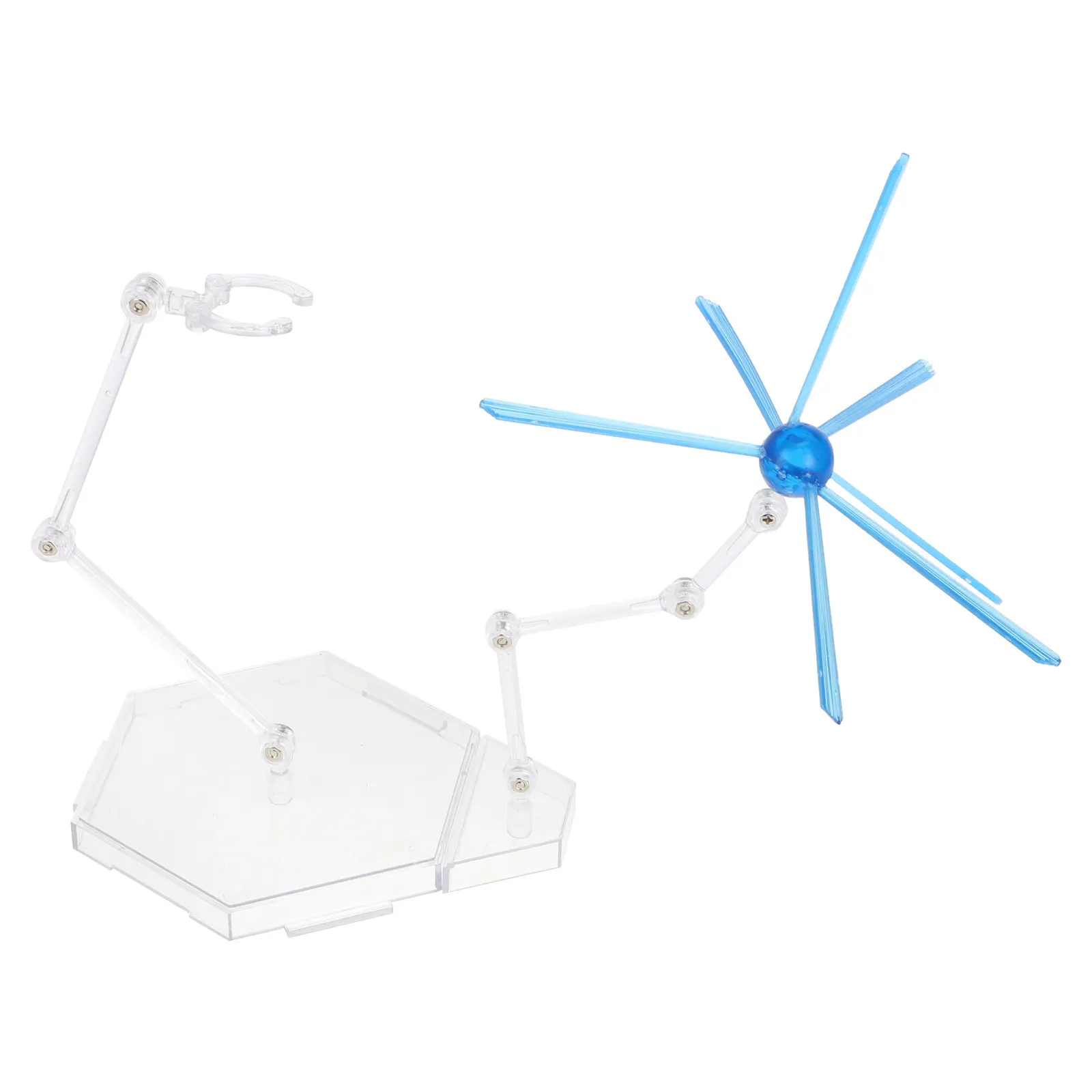 1Set Dynamic Pose Figure Stand for Action Figures Stop Motion Display Effects Enhanced Visual Appeal Adjustable Arms Sturdy