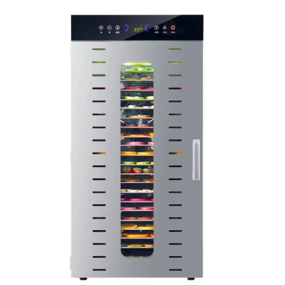 24 Layer Fruit Drying Machine Dried Fruit Machine Stainless Steel Biltong Beef Jerky Fruits Food Dehydrators Machine
