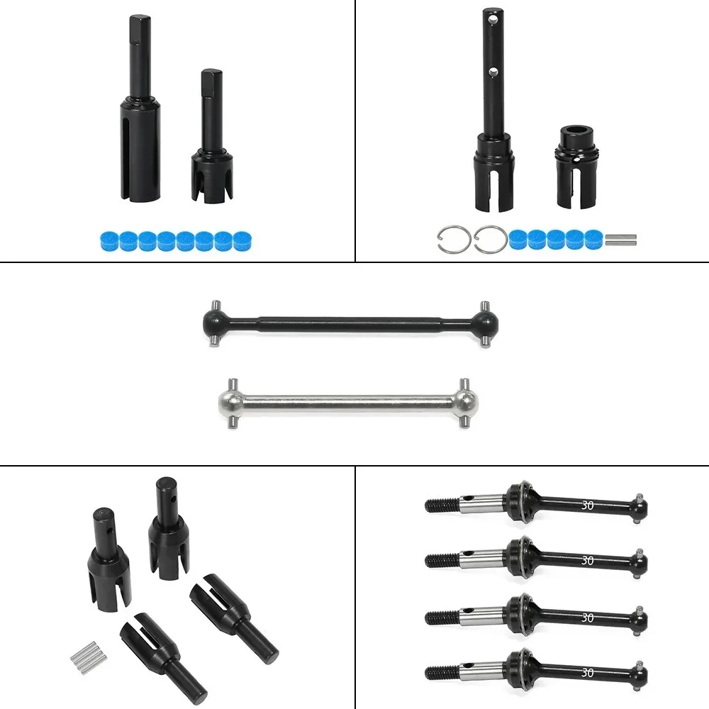 Metallo Albero di Trasmissione Centrale CVD Albero di Trasmissione Diff Cup Giunto Cup Dogbone per Tamiya XM01 Pro RC Auto Parti di Aggiornamento Accessori