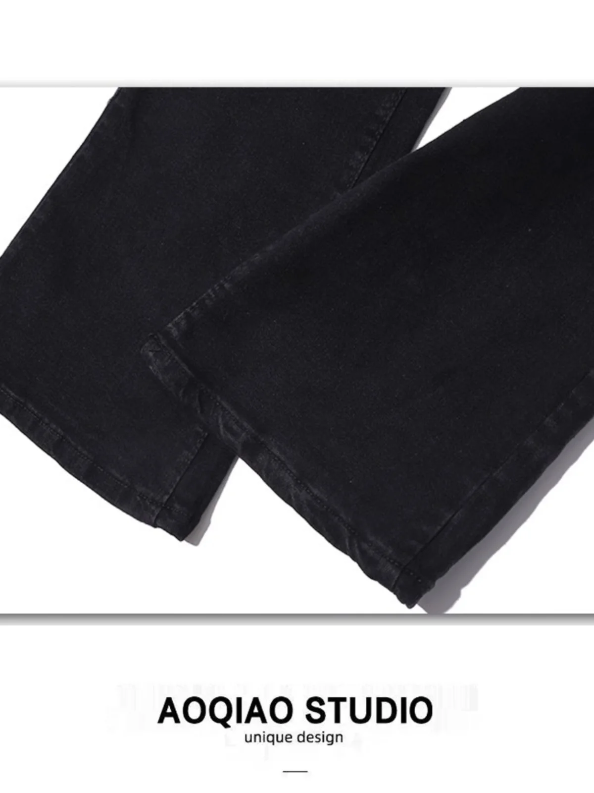 Elastic Flared Jeans Women's High Waist Large Size Bootcut Pants Slimming orties Floor-Length  Hoof Jeans