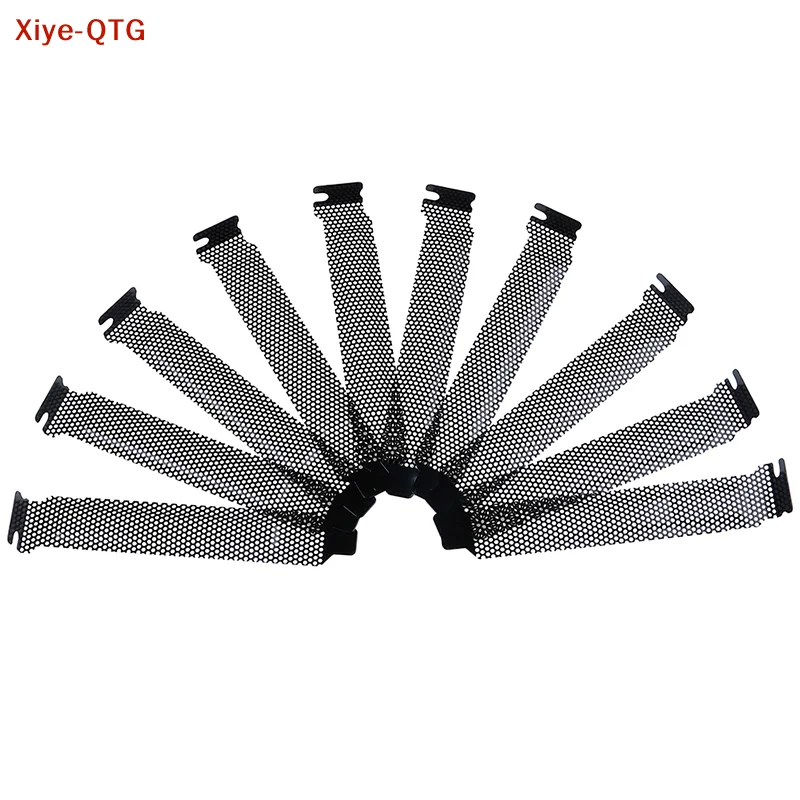 

Hot! 10Pcs New black PCI slot cover dust filter blanking plate hard steel 12 x 2 x 1.2cm / 4.7" x 0.79" x 0.47"(L*W*H)