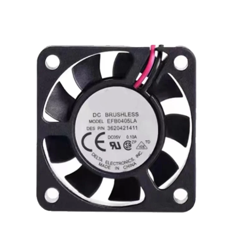 

1pcs-5pcs EFB0405LA Cooling Fan 2 wires 9 blades 4010 5V 0.10A 4CM Fan Silent Cooling Fan