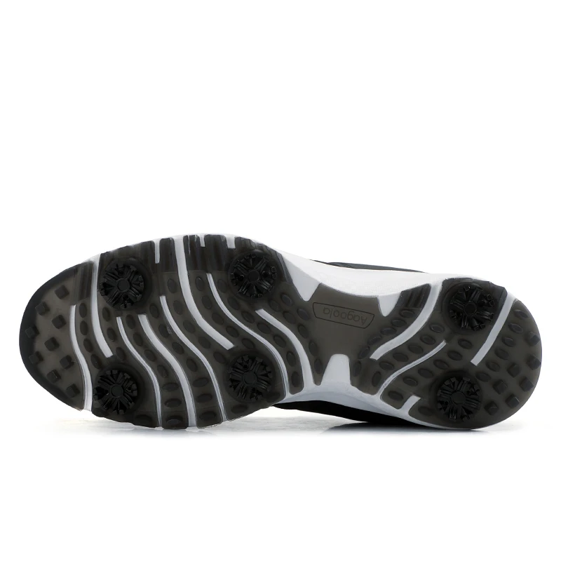 Men's golf shoes: casual, breathable, anti-skid, traction sole 47, outdoor leather shoes for golf shoes, comfortable p619