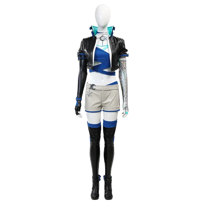 

Cosplay Rivals Fantastic Costume Coat Pants Women Adult Halloween Carnival Party Suit Custom Size Luna Snow Outfit cm;5